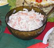 салат с морепродуктами